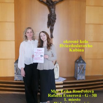 Excelentný úspech na okresnom kole Hviezdoslavovho Kubína